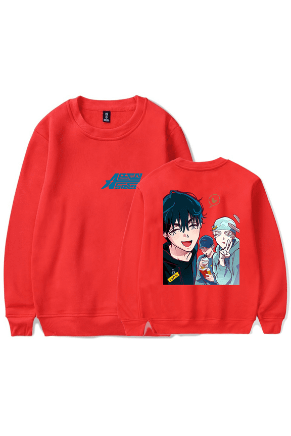 Alien Stage Merch Sweatshirt ALNST Casual Long Sleeve Hooded Pullover Streetwear Clothes