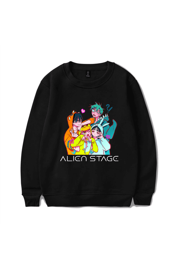 Alien Stage Merch Sweatshirt ALNST Casual Printed Long Sleese Harajuku Crewneck Men Women Clothes