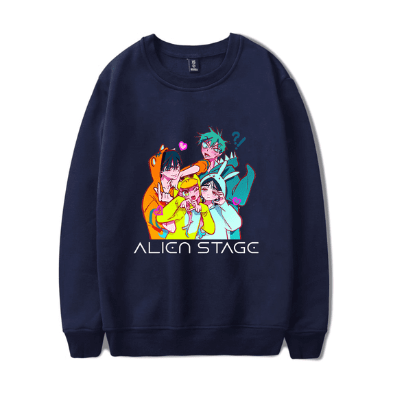 Alien Stage Merch Sweatshirt ALNST Casual Printed Long Sleese Harajuku Crewneck Men Women Clothes