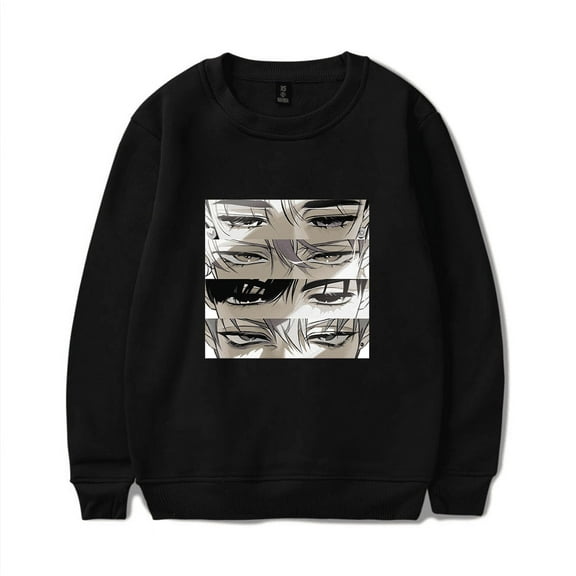 Alien Stage Merch Sweatshirt ALNST EYES Printed Long Sleese Harajuku Crewneck Men Women Pullover