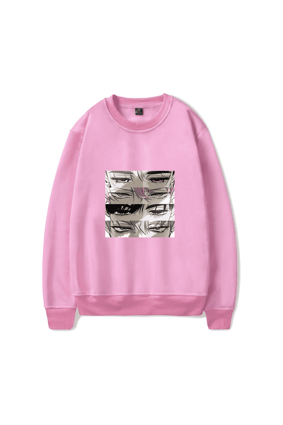 Alien Stage Merch Sweatshirt ALNST EYES Printed Long Sleese Harajuku Crewneck Men Women Pullover