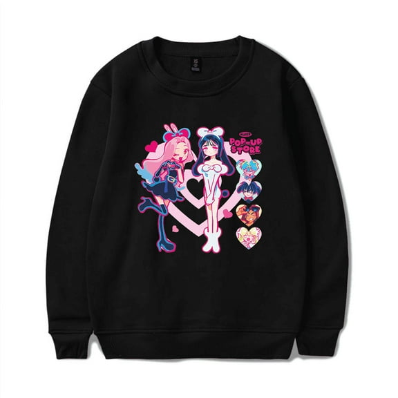 Alien Stage Merch Sweatshirt ALNST Hrart Logo Love Long Sleese Harajuku Crewneck Men Women Pullover