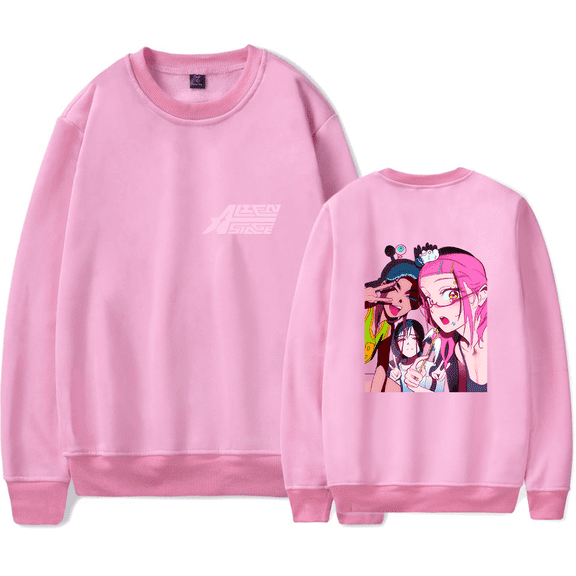 Alien Stage Merch Sweatshirt ALNST Off The Record Sweatshirt Anime Long Sleeve Hooded Pullover Streetwear