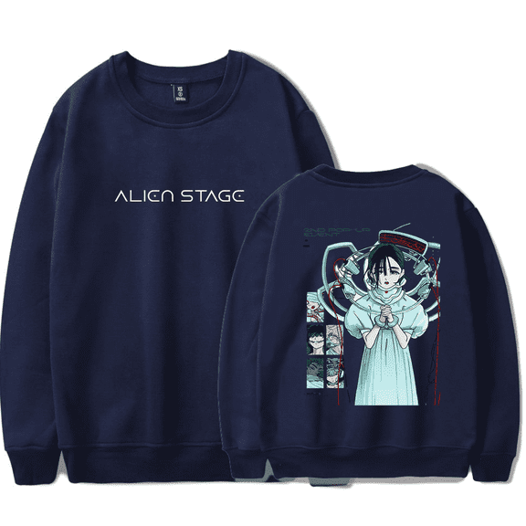 Alien Stage Merch Sweatshirt ALNST Pop Up Love Long Sleese Harajuku Crewneck Men Women Pullover
