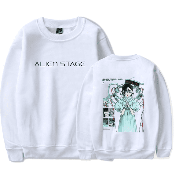 Alien Stage Merch Sweatshirt ALNST Pop Up Love Long Sleese Harajuku Crewneck Men Women Pullover