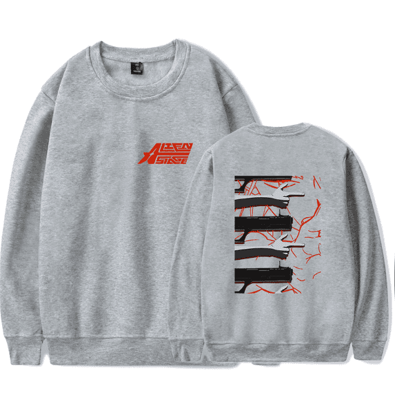 Alien Stage Merch Sweatshirt ALNST Top Rank Crewneck Long Sleeves Hooded Unisex Men Women Streetwear