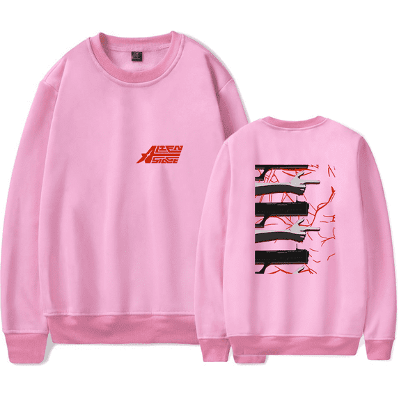 Alien Stage Merch Sweatshirt ALNST Top Rank Crewneck Long Sleeves Hooded Unisex Men Women Streetwear