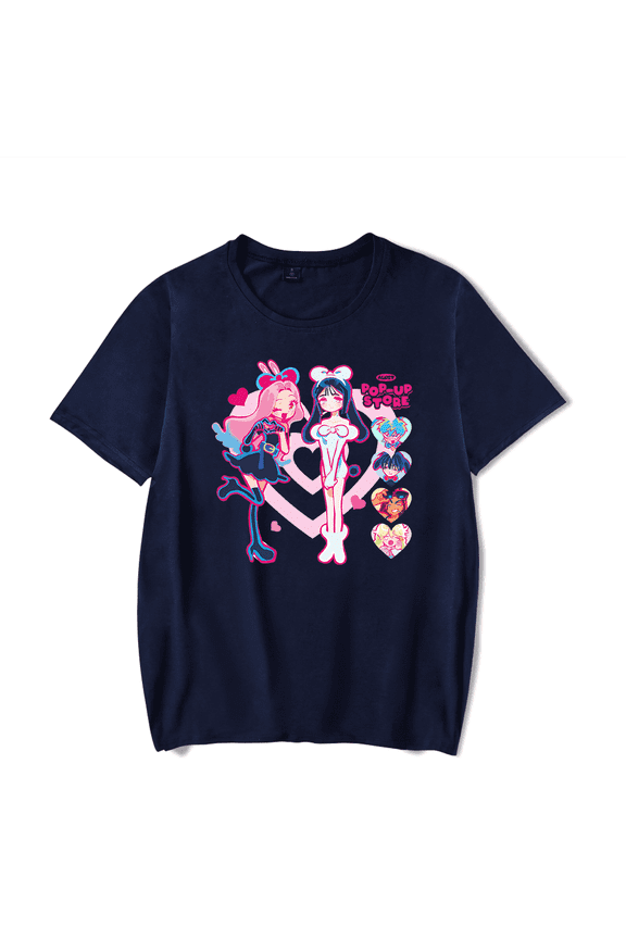 Alien Stage Merch T-Shirt ALNST Hrart Logo Mizi Sua Short Sleeve T Shirts Unisex Men Women Top Tee