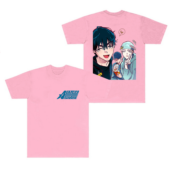 Alien Stage Merch T-Shirt ALNST Luka Short Sleeve Anime T Shirts Hooded Crewneck Streetwear Top Tees