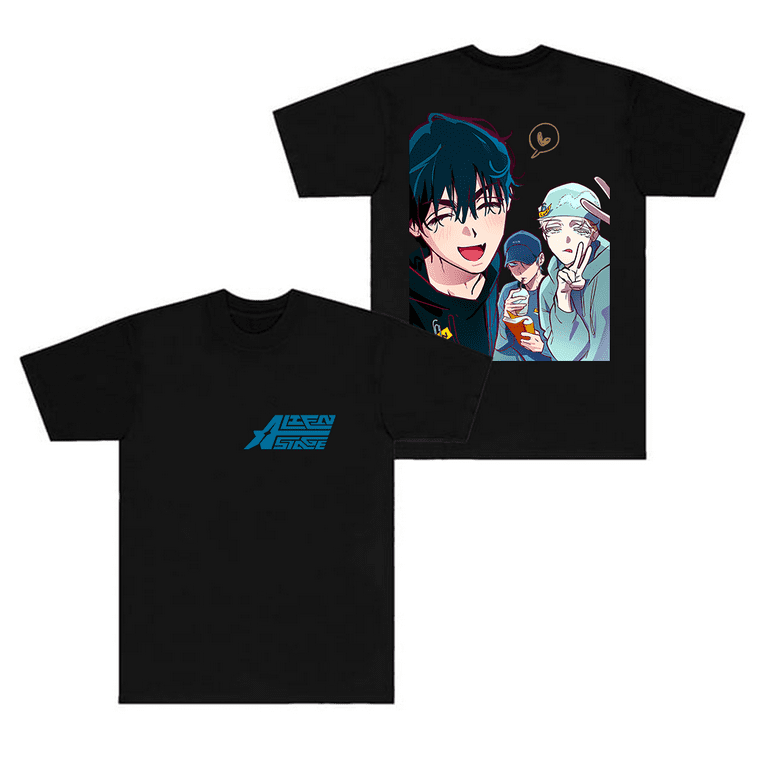 Alien Stage Merch T-Shirt ALNST Luka Short Sleeve Anime T Shirts