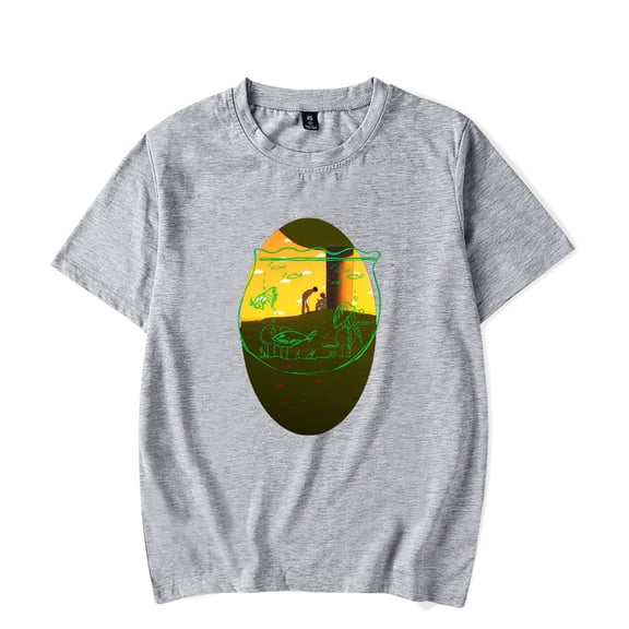 Alien Stage Merch T-Shirt Fish Tank Korean Music Top Tees ALNST Men Women Short Sleeve T Shirts