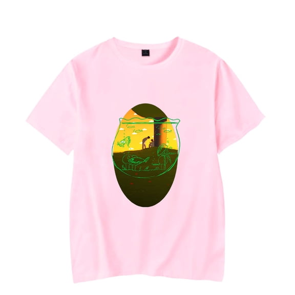 Alien Stage Merch T-Shirt Fish Tank Korean Music Top Tees ALNST Men Women Short Sleeve T Shirts