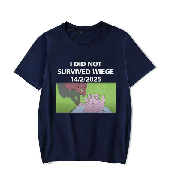 Alien Stage Merch T-Shirt I Did Not Survived Wiege Top Tees ALNST Men Women Short Sleeve T Shirt