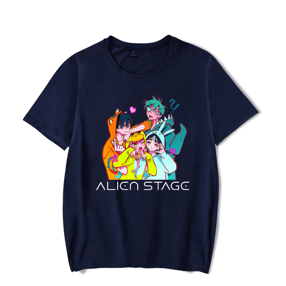 Alien Stage Merch T-Shirt Short Sleeve ALNST Casual Pajamas T Shirts Unisex Top Tee
