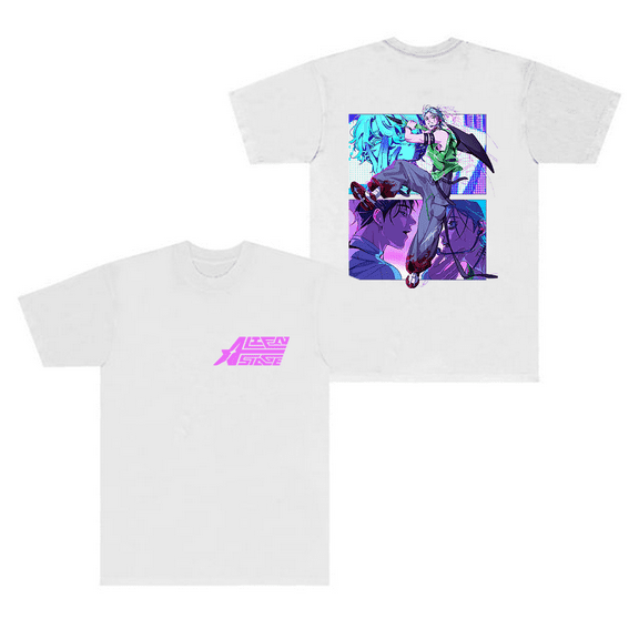 Alien Stage Merch T-Shirt Till Korean Music Top Tees ALNST Men Women Short Sleeve T Shirts