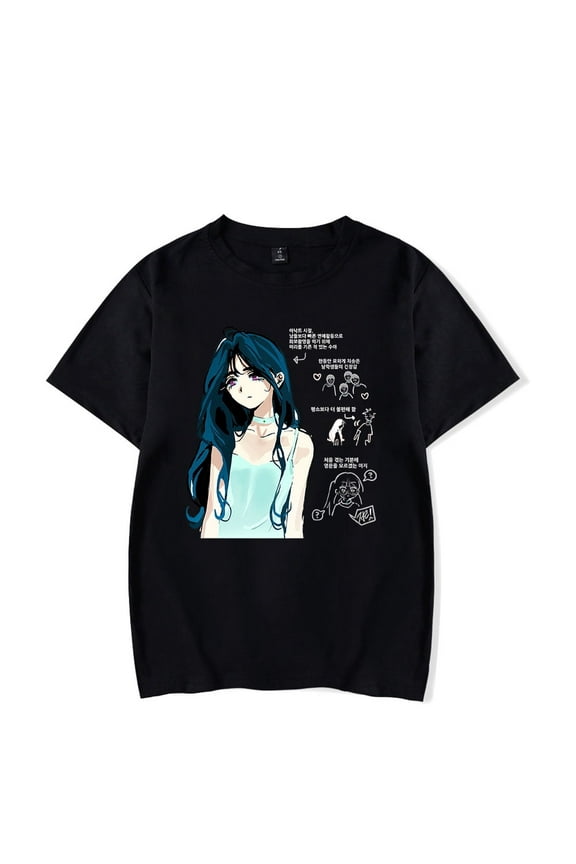 Alien Stage Merch Tees ALNST Sua New Short Sleeves Top Men Women T Shirts Korean Streetwear