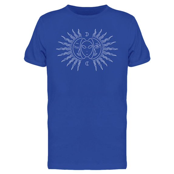 Alien Sun Design T-Shirt Men -Image by Shutterstock, Male Small