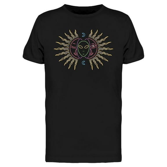 Alien Sun T-Shirt Men -Image by Shutterstock, Male Large