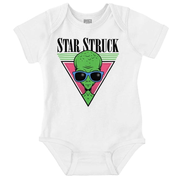 Alien Sunglasses Cool Funny UFOs Romper Boys or Girls Infant Baby Brisco Brands 24M