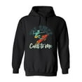 thumbnail image 1 of Alien Surfer Quote Hoodie Men -Image by Shutterstock, Male Large, 1 of 4