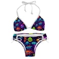 thumbnail image 1 of Alien Swim Suit Women Bikini Set Detachable Sponge Adjustable Strap Two-Pack Swim Wear, 1 of 6