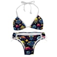 thumbnail image 1 of Alien Swimsuit Bikini Set, Detachable Sponge, Adjustable Strap, Two-Pack - Ideal for Beach, Pool, Vacay, 1 of 6