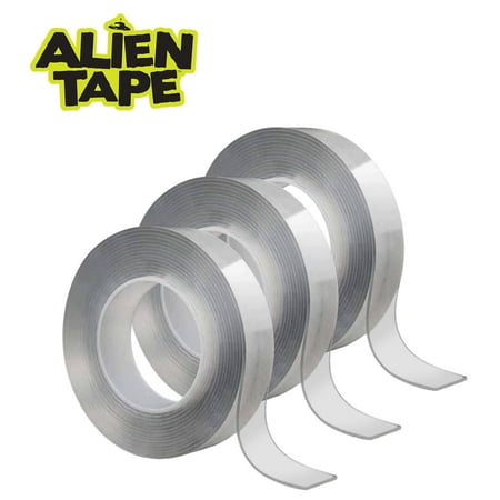 Alien Tape Double Sided Tape Heavy Duty, Nano Tape, Double Sided Mounting Tape, Heavy Duty Double Sided Tape for Walls, Wall Tape, as Seen on TV