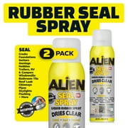 Alien Tape Liquid Sealant Spray 2 Pack, Waterproof Liquid Rubber Spray Prevents Patches and Seals Leaks, Protects Surfaces, Works on Most Materials, Long Lasting, Dries Clear