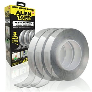 Wall-Safe Tape With Dispenser, 1 Core, 0.75 X 54.17 Ft, Clear, 4/Pack