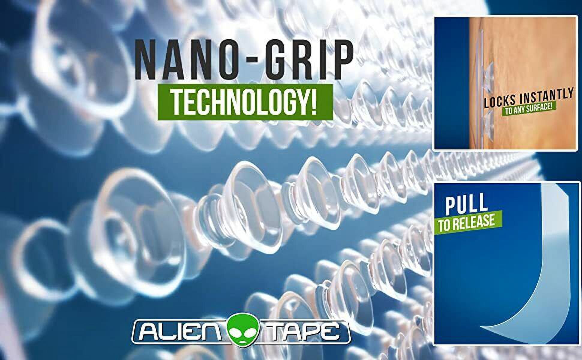 Alien Tape Nano Tape 10FT Instantly Locks Anything Without Screw