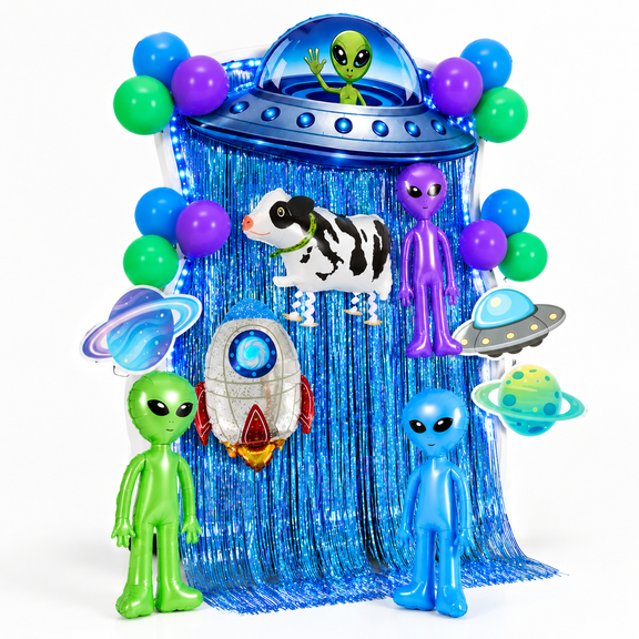 Alien Theme Party Trunk Or Car Decorations Kit