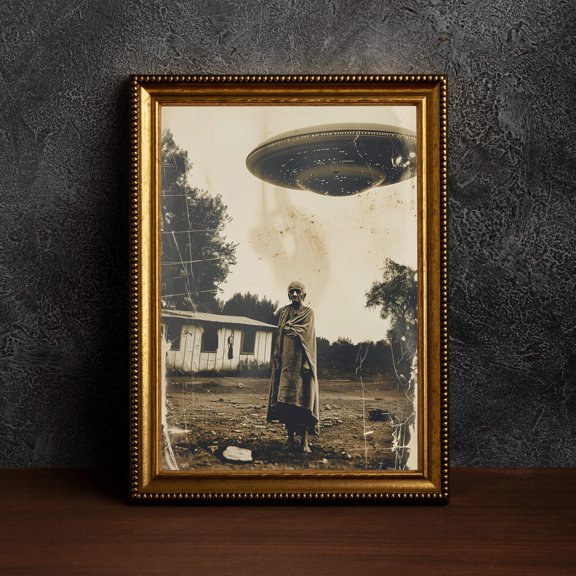 Alien Tibet Desert Vintage Old Southwest Moody Cute Artistic Decorative Design Wall Decor