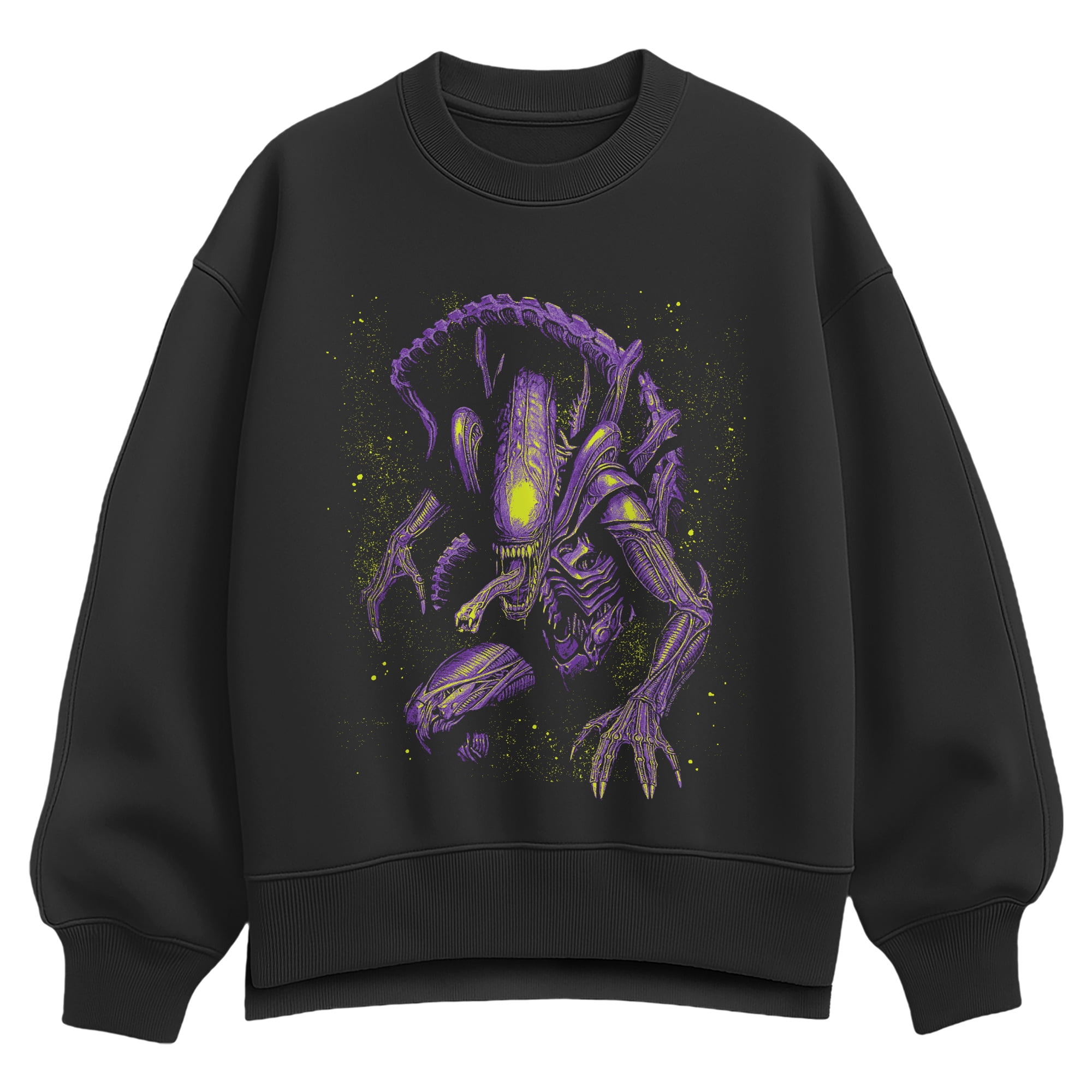 Alien - Titles - Women's Oversized Fleece Crew Sweatshirt - Walmart.com