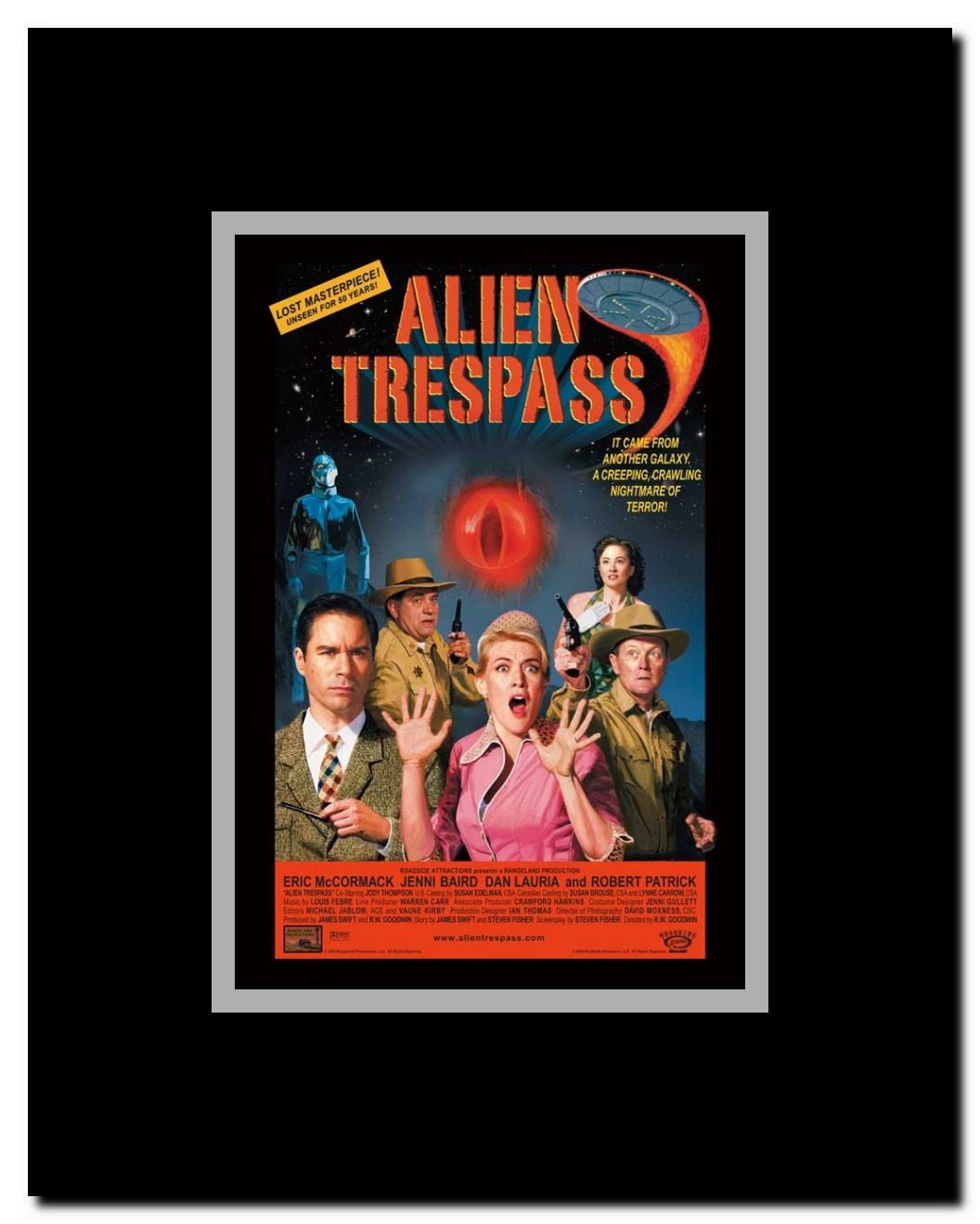 Alien Trespass Framed Movie Poster
