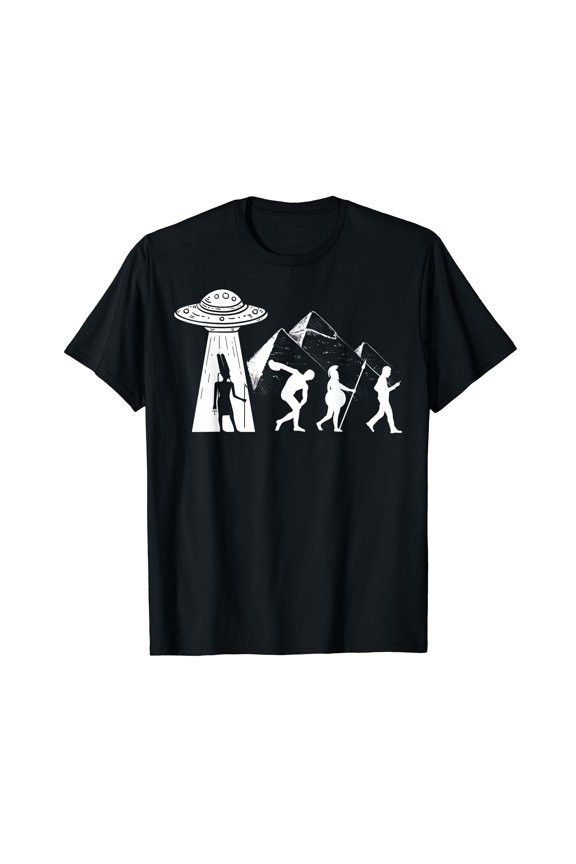 Alien UFO Egyptian Pyramid True Story Unisex design T-Shirt