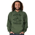 thumbnail image 1 of Alien UFO Passing Through Cute Funny Hoodie Sweatshirt Women Men Brisco Brands X, 1 of 6