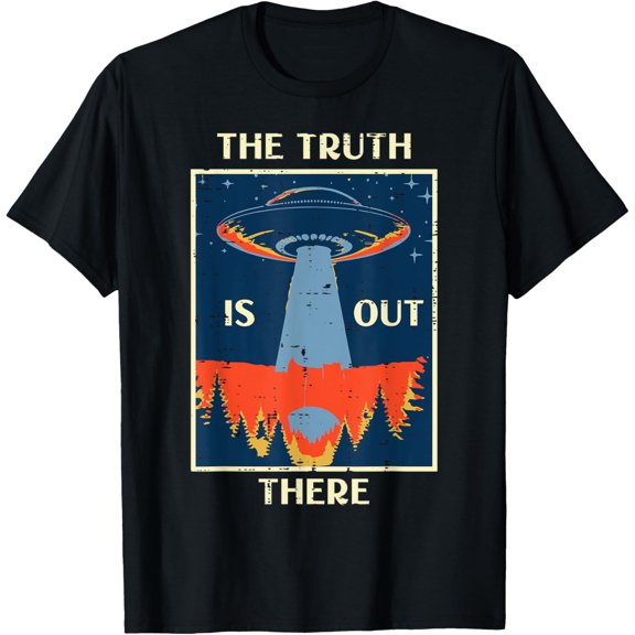 Alien UFO Truth Is Out There Flying Saucer T-shirt
