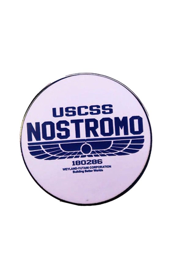 Alien USCSS Nostromo Logo 1 Inch in Diameter Enamel Metal Pin