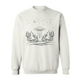 thumbnail image 1 of Alien Ufo On The Forest Sweatshirt Women -Image by Shutterstock, Female 3X-Large, 1 of 4
