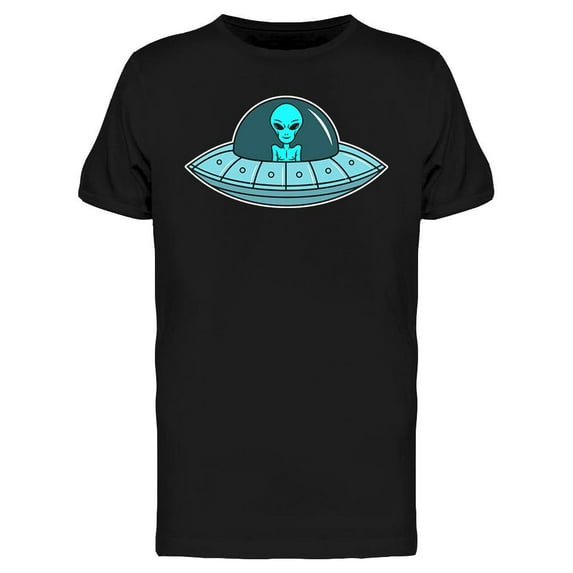 Alien Ufo T-Shirt Men -Image by Shutterstock, Male 3X-Large