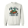 thumbnail image 1 of Alien Vacation Mood On Sweatshirt Men -Image by Shutterstock, Male Medium, 1 of 4