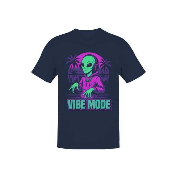Alien Vibe Mode: Cosmic Groove Men's T-shirt