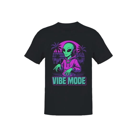 Alien Vibe Mode: Cosmic Groove Men's T-shirt