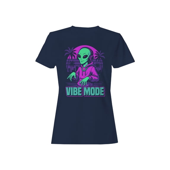 Alien Vibe Mode: Cosmic Groove Women's T-shirt
