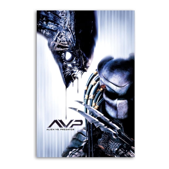 Alien Vs Predator Movie Artworks Canvas Poster Room Aesthetic Wall Art Prints Home Modern Decor Gifts 16x24inch(40x60cm)