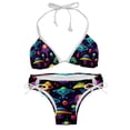 thumbnail image 1 of Alien Women's Swimsuit Bikini Set with Detachable Sponge, Adjustable Strap, Two-Pack - Ideal for Beach, Pool, Swim Parties, 1 of 6