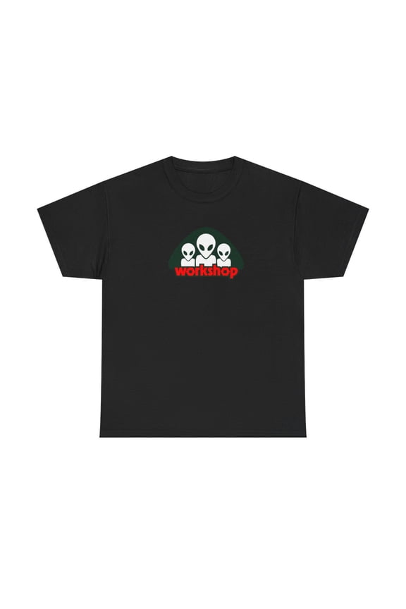 Alien Workshop 3 Aliens Black Retro Skateboarding T Shirt Design