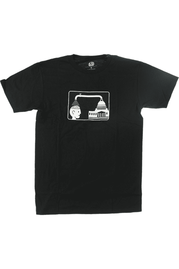 Brainwash Short Sleeve T-Shirt Black, Small, Men's