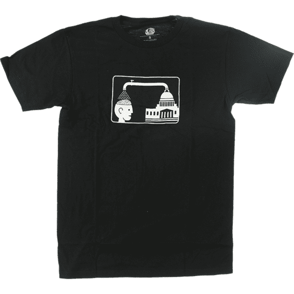 Alien Workshop Brainwash Short Sleeve T-Shirt Black, Small, Men's