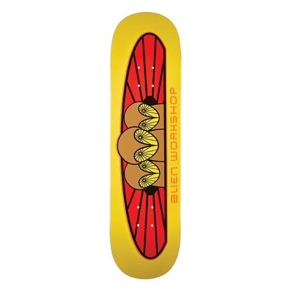 Alien Workshop Owliad Skateboard Deck - 8.5" Yellow (Deck Only)